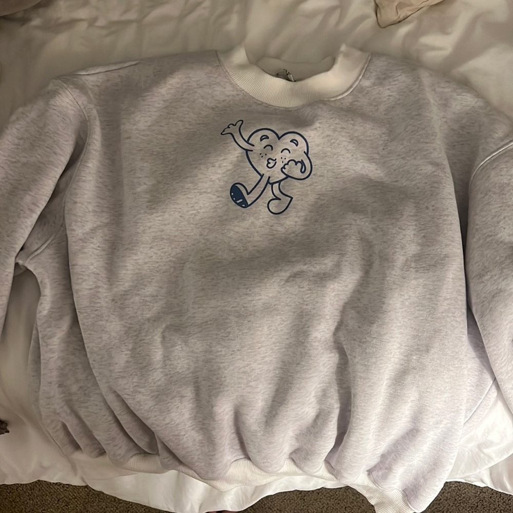 Grey Bandit The World Is A Better Place With You In It Crewneck Size XL